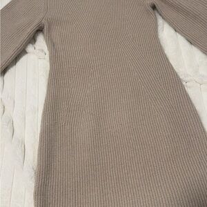 h&m midi sweater dress